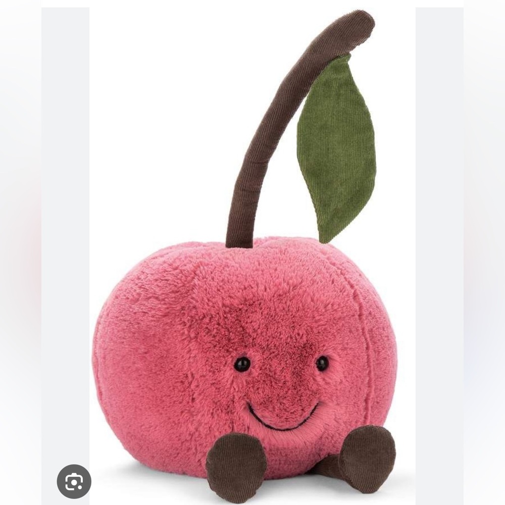Vintage JELLYCAT Retired Large Size Amuseable Cherry Collector’s Plush New RARE!